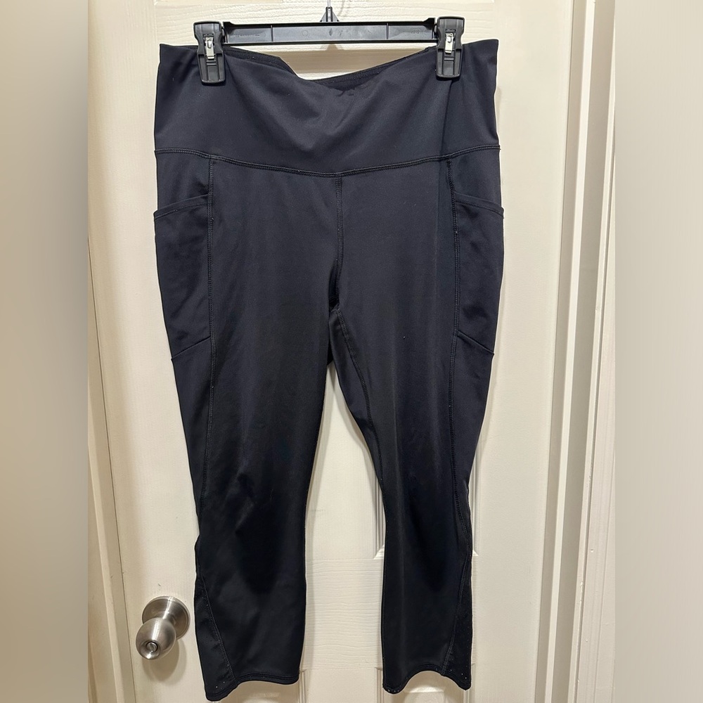 Black Reebok Leggings - Size: L